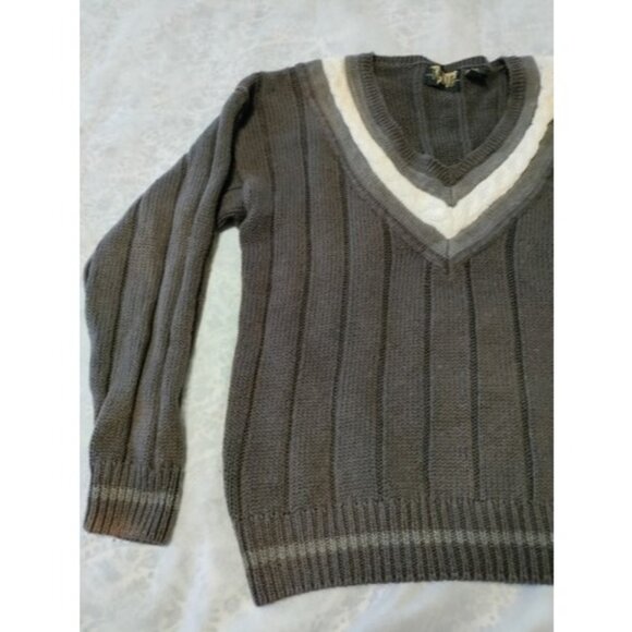 Vintage Fluid V Neck Pullover Sweater Sz Large - Picture 5 of 6